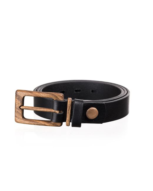 Wood Belt Blue Banff Empathy 306 for men