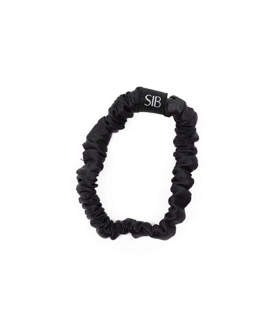 Sib Silk Black Sib Silk Scrunchie Skinny