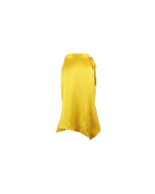 Emma Wallace Yellow Sakura Wrap Skirt