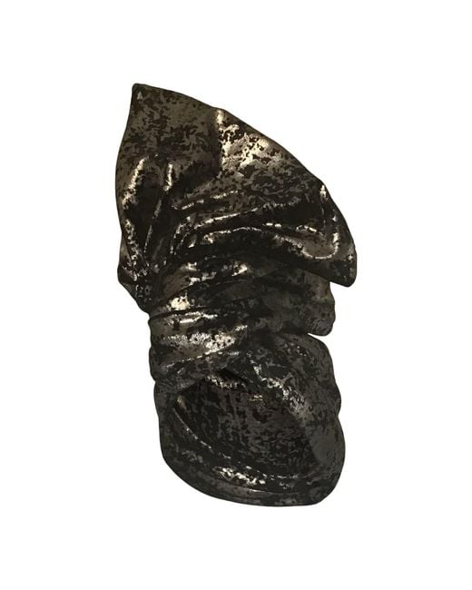 Romer Millinery Black Twisturban