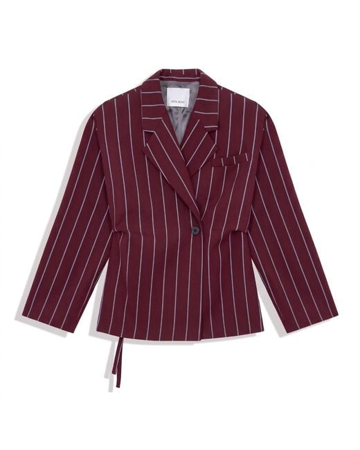 Rita Row Purple Paul Blazer