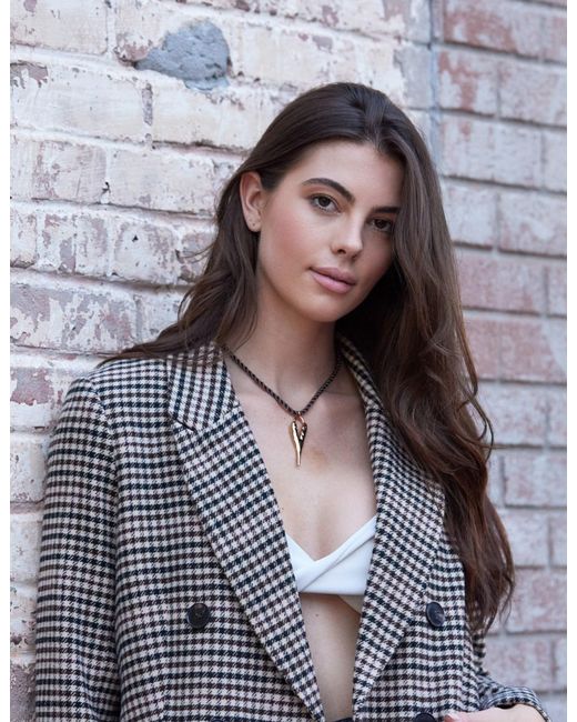Adriana Pappas Designs Metallic Wild Heart Necklace