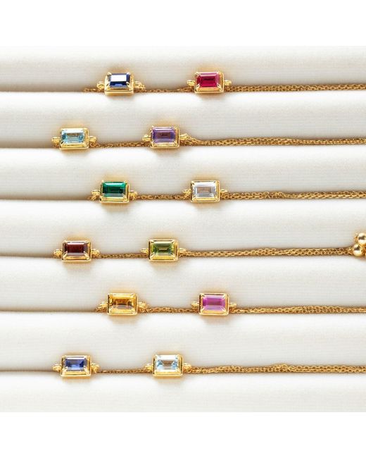 Belinda Jewelz Blue Sapphire Birthstone Bolo Bracelet