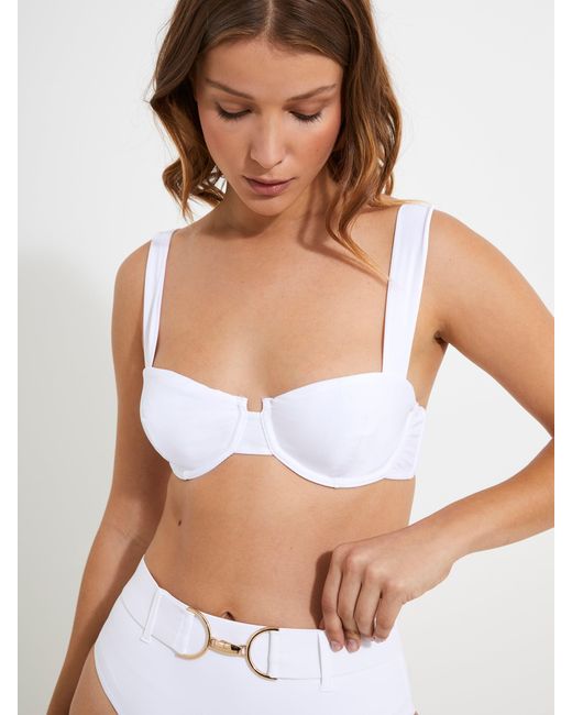 Lula-Ru White Delphi Underwire Top