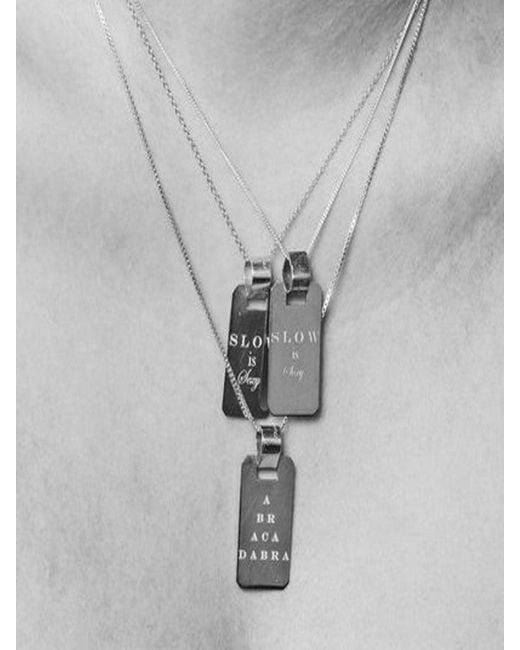 Florentis Jewellery Black Slow Is Sexy Pendant
