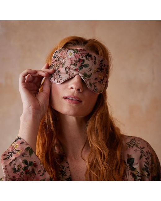 Fable England Fable Nocturnal Garden Sleep Mask Pink Lady