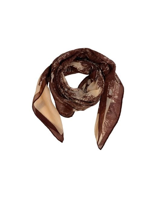 Vanilla&Chocolate Brown Coffee Eclair Scarf