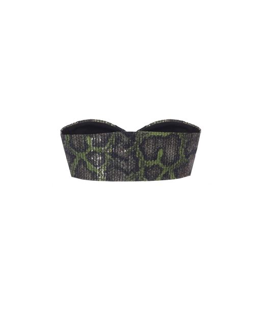 No'design Black Caterina Strapless Bustier