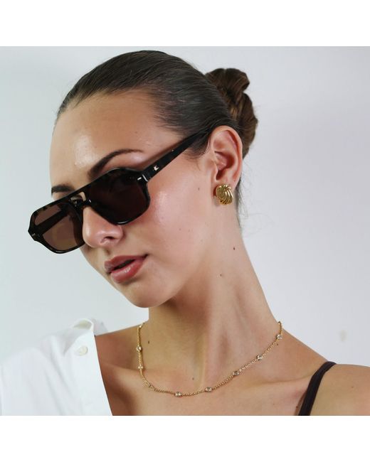 Miss Cecilia Metallic Stella Chain Necklace
