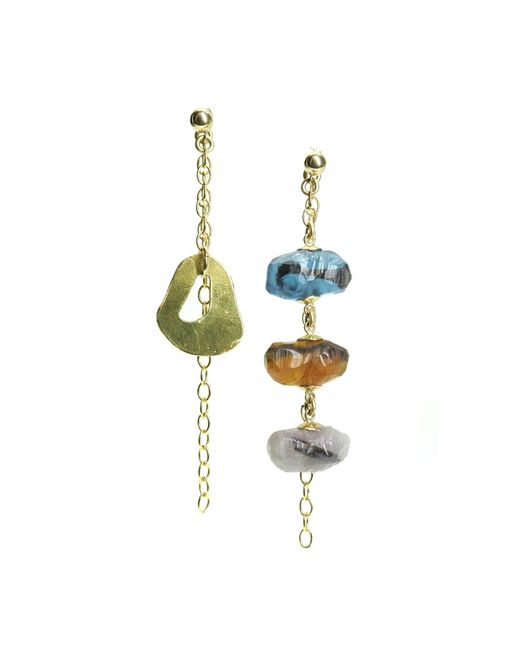 Bio-Trimmings Metallic Seaborg Earrings