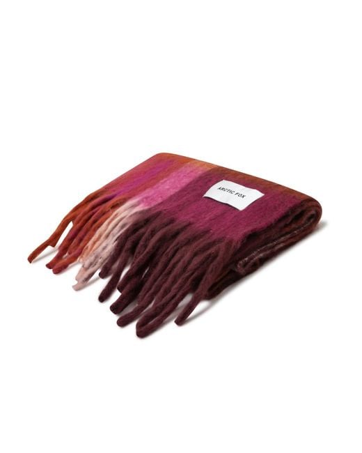 Arctic Fox & Co. Red The Stockholm Scarf Autumnal Falls