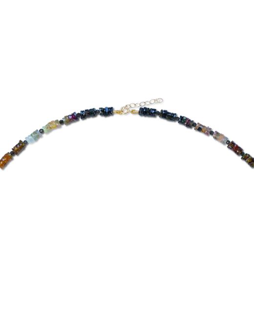 Bombyx House Metallic Tourmaline Heishi Necklace