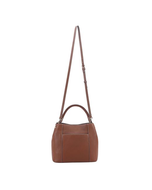 Paul Costelloe Brown Rosa Leather Bag