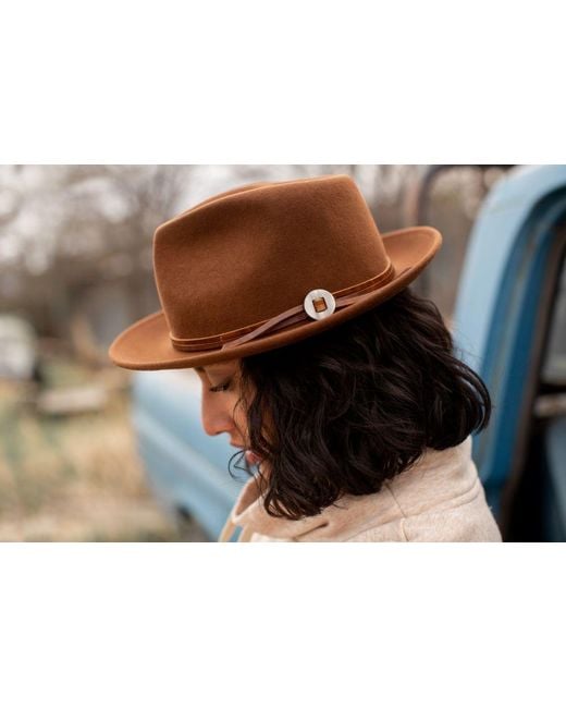 Jamie Slye Hats + Accessories Brown Buddy Wool Fedora Hat