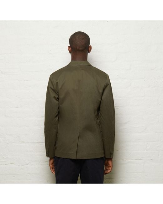 Guards London Green Ballard Cotton Blazer for men