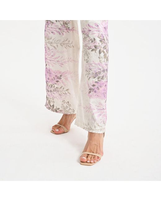 Lalipop Design Pink Soft Touch Stretch Straight-Leg Pants