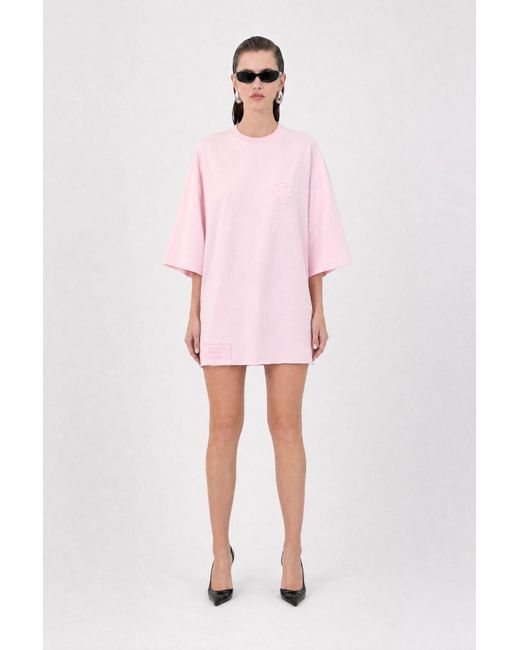 mysimplicated Pink Mspct Patch Tee Faded Rose W