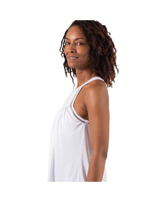 JJwinks White Wine Down Bra-Free Racerback Lounge Tank