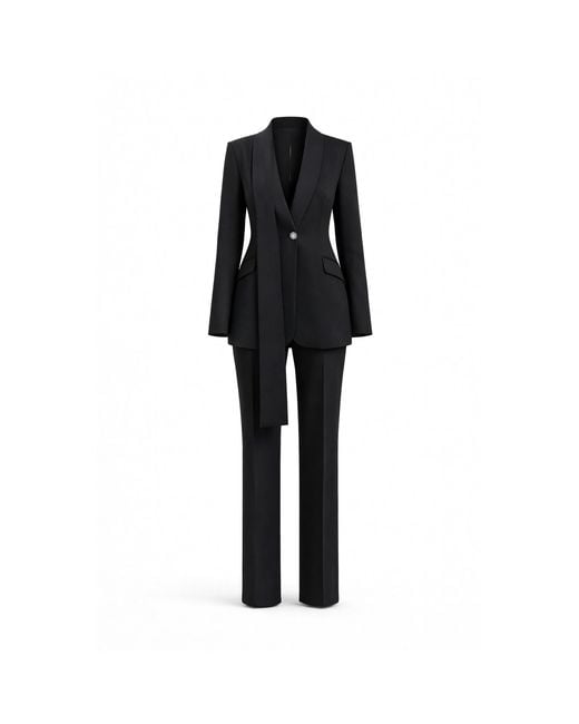 Lumina Eligma Black Shawl Suit Blazer