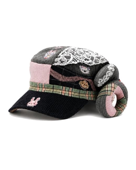 Castaneda Multicolor Gâteau Baker Boy Hat Faun