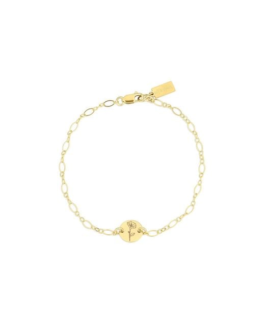 SET & STONES Metallic Lily Birth Flower Bracelet
