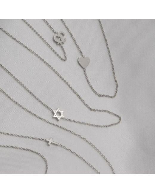 Maya Brenner Metallic 14K Asymmetrical Charm Necklace