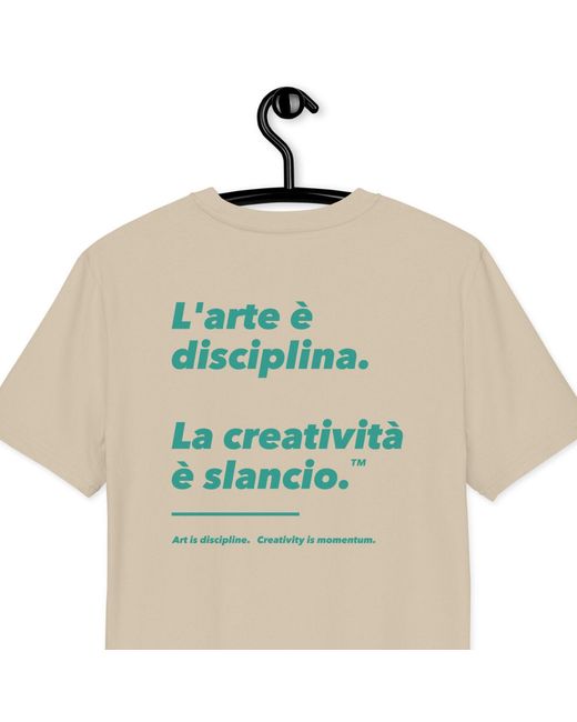 Anchor and Crew Natural Neutrals Desert Dust Art & Momentum Creative Standard Organic Cotton T-Shirt for men