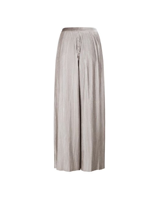 Boutique Kaotique Gray Loose High Waisted Velvet Trousers