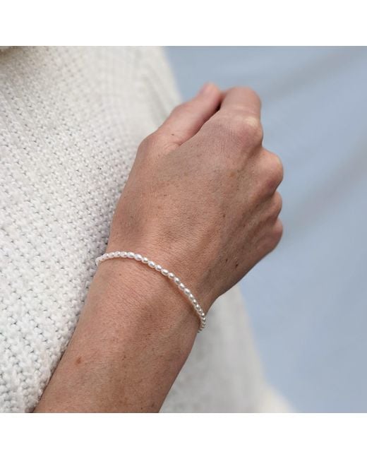 Kiri & Belle Metallic Kira Seed Pearl Sterling Bracelet