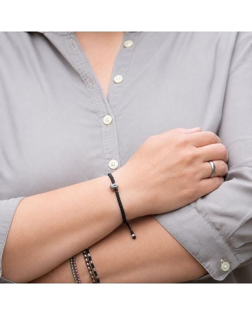Harbour Uk Blue Little Buddha Rope Bracelet