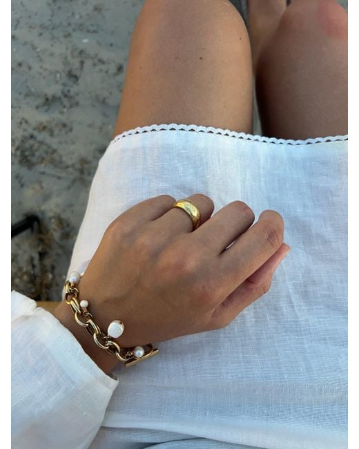 Sccollection White Sofia Eye Ring