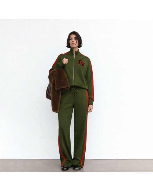 Freak Vault Green Oliveperry Tracksuit Set