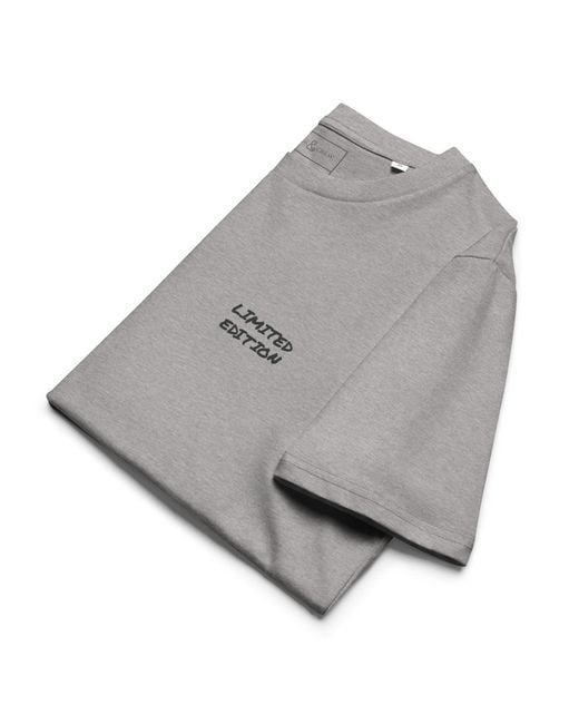 Anchor and Crew Gray Heather Limited Edition Annotations Organic Cotton T-Shirt