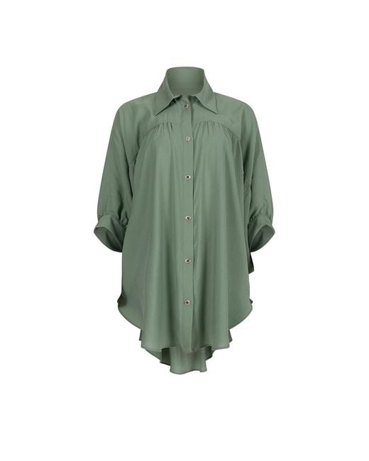 Clothes by Locker Room Green Oversized Shirt