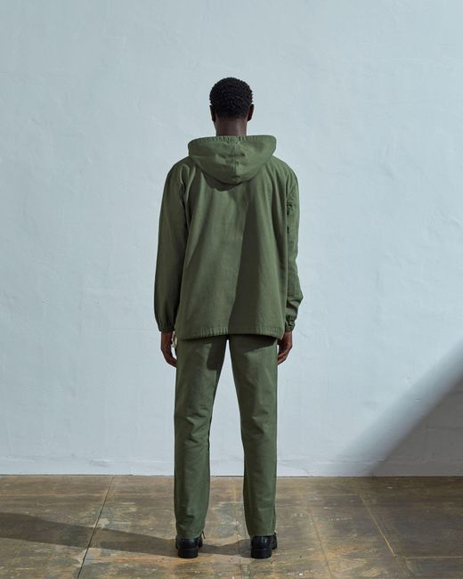 Uskees Green Button-front Smock for men
