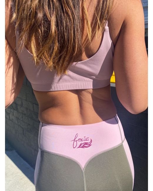 Foxies Green Daily Eco Comfy Shorts With Built-In Undies Zero Vpl. Stylish Coverage