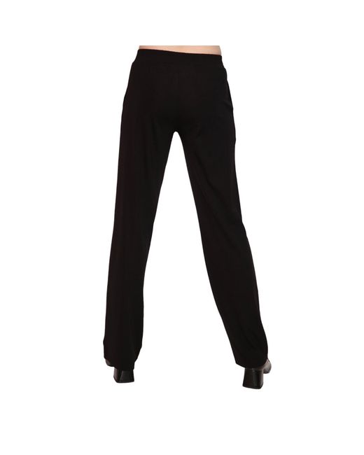 Miracles Manifester Black Mid-Rise Straight Leg Pants