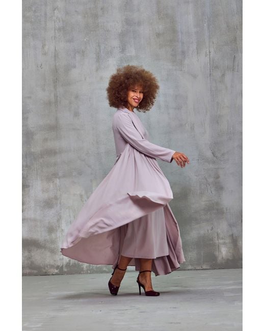 Ashita Fernandes Purple Neutrals Zara Abaya