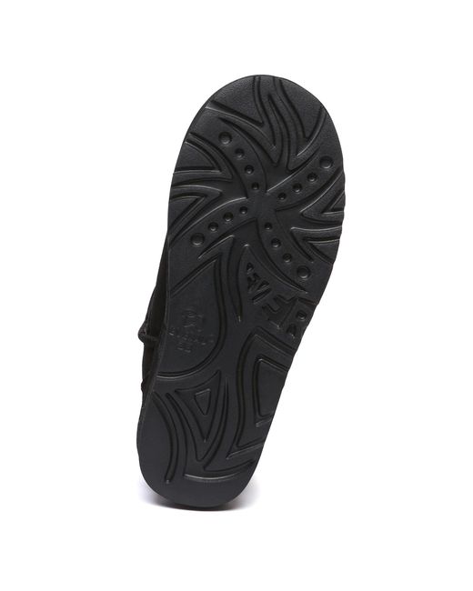 EverAu Australia Black Ostrich Leather Short Boots