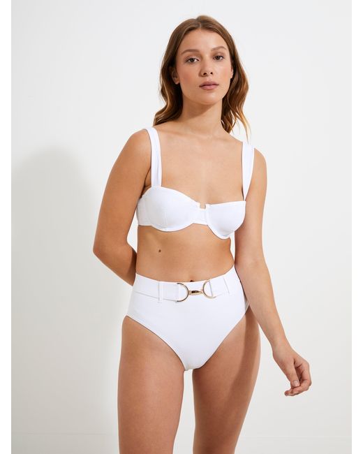 Lula-Ru White Delphi Underwire Top