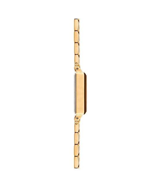 Bermuda Watch Company Metallic Quaintrelle Square Gold Link 22 24mm