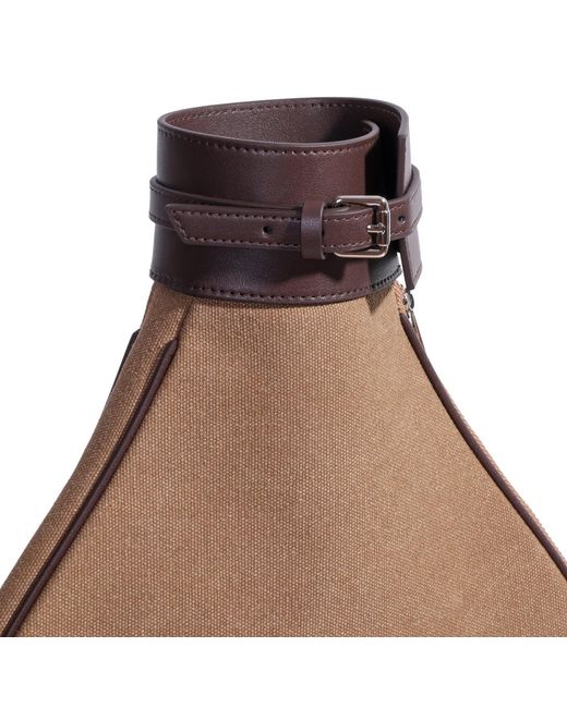 Jurgi Brand Purple Neutrals Canvas & Leather Tennis Racket Backpack for men