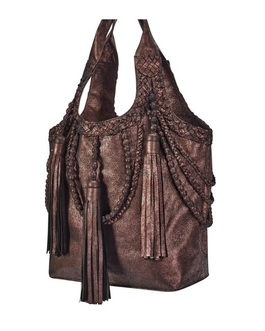 Jodi Lee Brown Kelsey Tote Bag Bronze