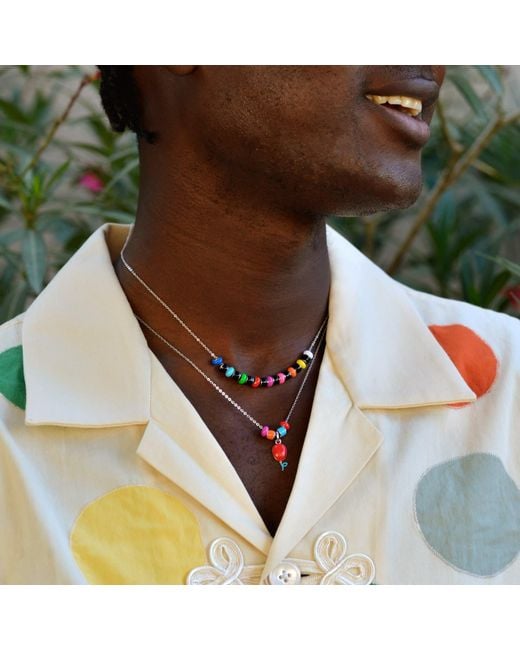 Pinnole Metallic Necklace