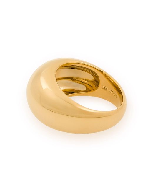 Cote Cache Metallic Miroir Dome Ring