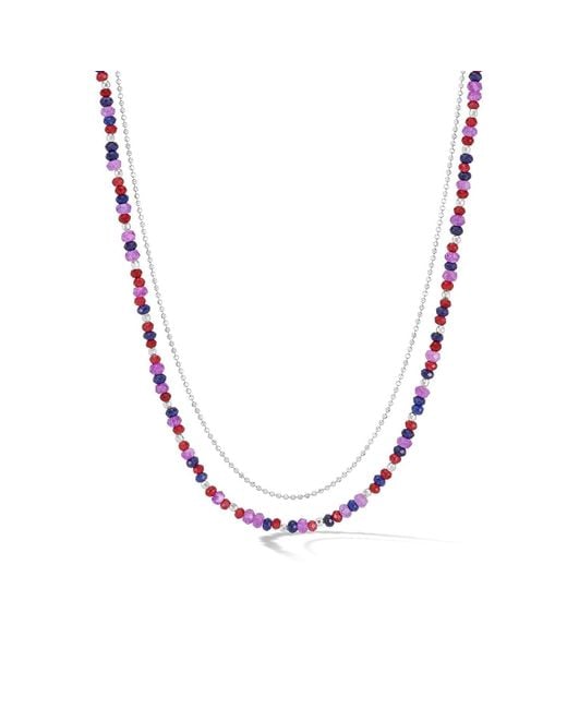 Dower & Hall Metallic Cassis Orissa Necklace