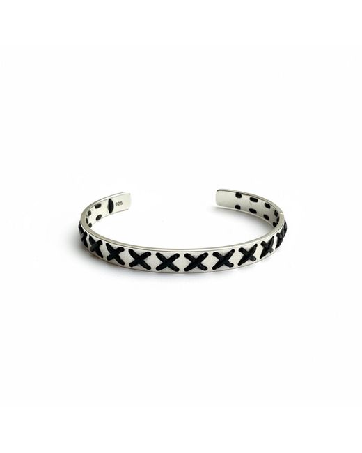 La Pluie Jewellery Metallic Ajax Cuff for men