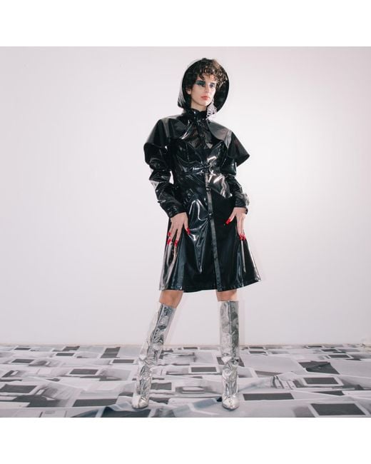 Paloma Lira Black Future Raincoat