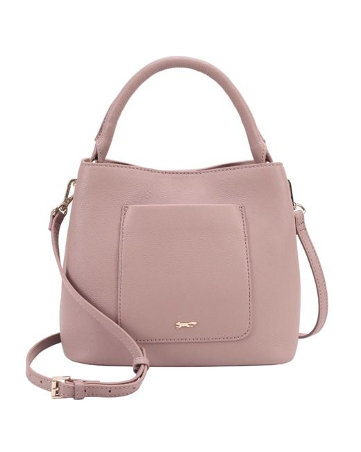Paul Costelloe Pink Rosa Leather Bag