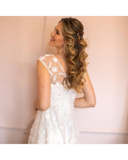 Alie Street London White Melody Midi Lace Wedding Dress